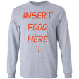 T-Shirts Sport Grey / S Insert Food Men's Long Sleeve T-Shirt