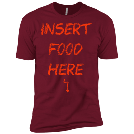 T-Shirts Cardinal / X-Small Insert Food Men's Premium T-Shirt