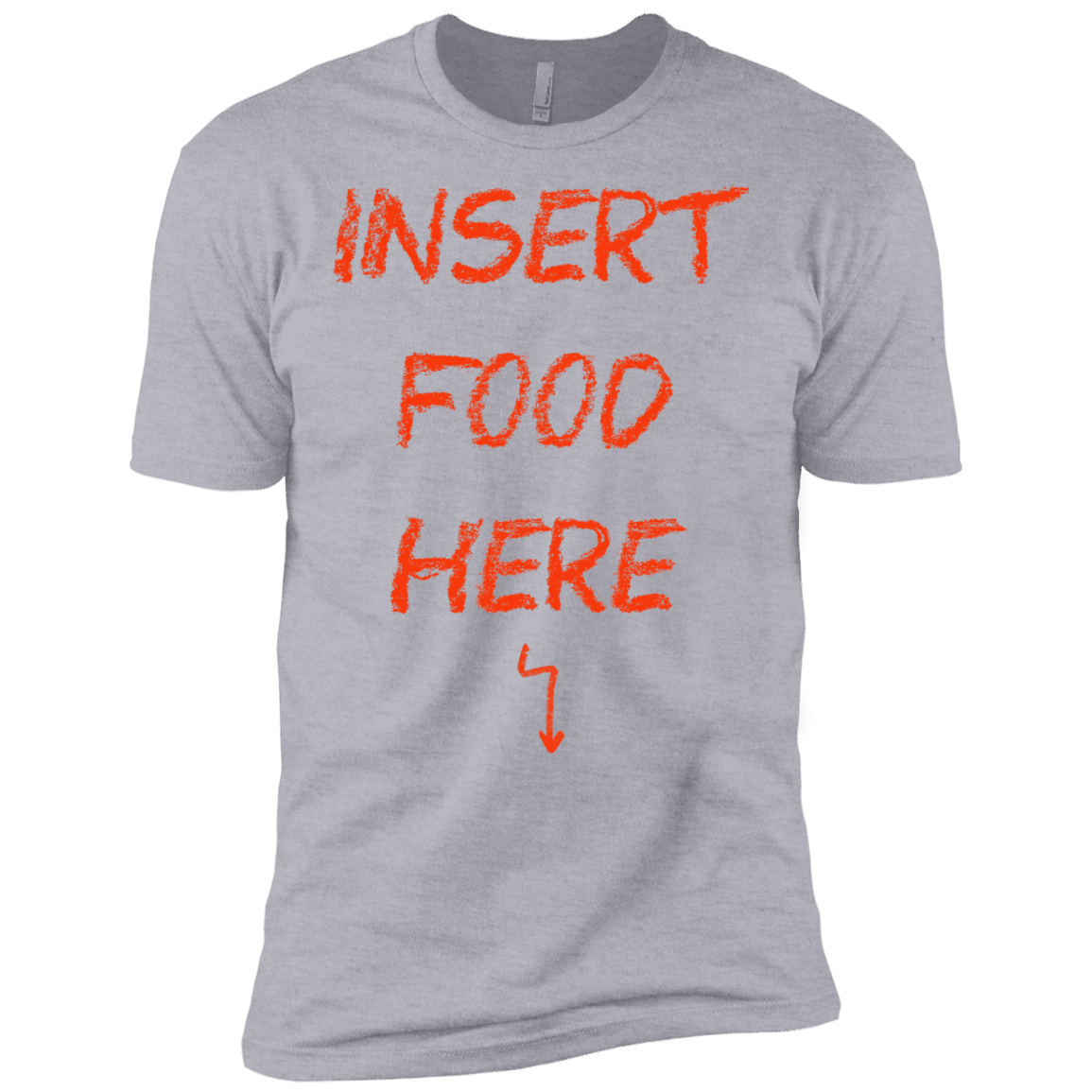 T-Shirts Heather Grey / X-Small Insert Food Men's Premium T-Shirt