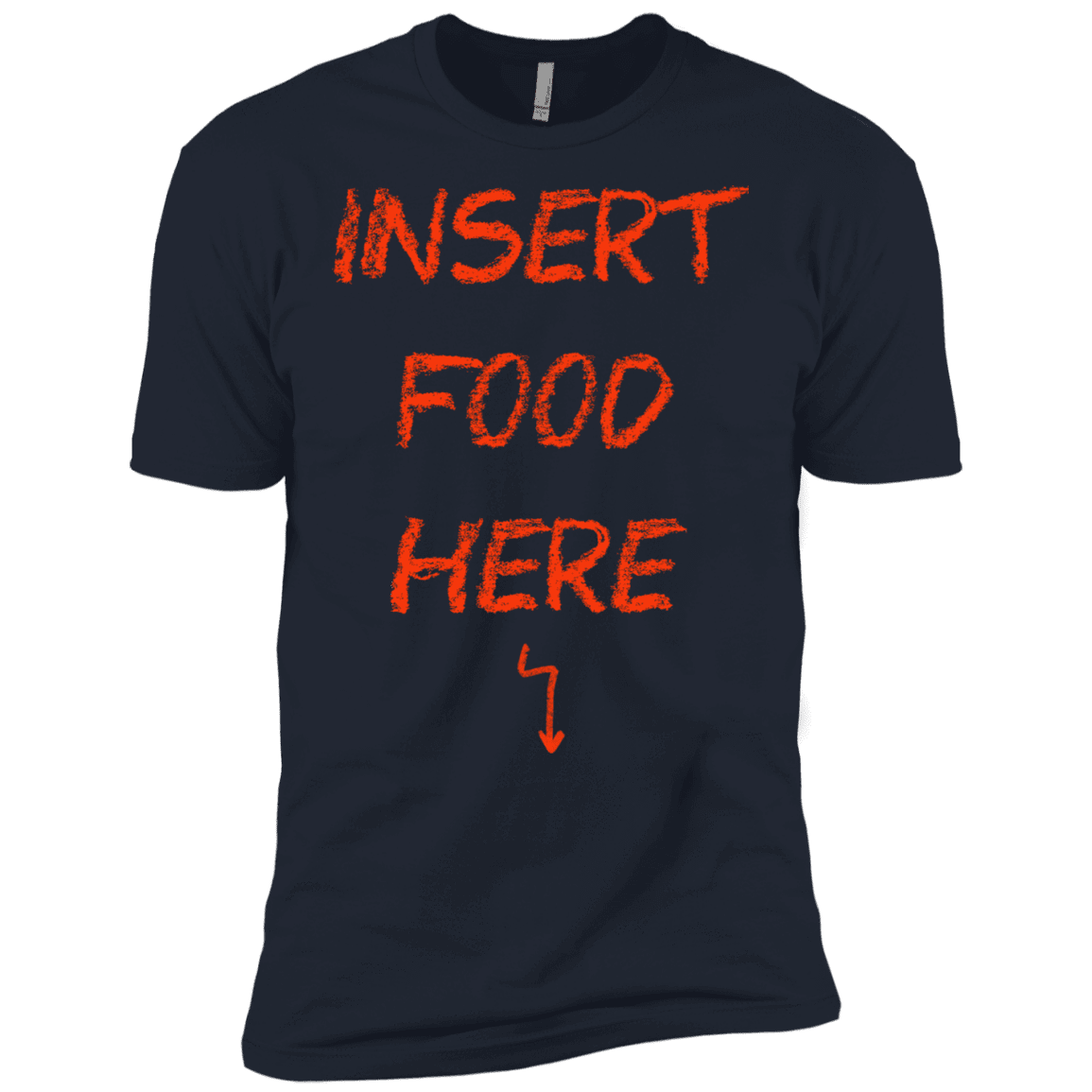 T-Shirts Midnight Navy / X-Small Insert Food Men's Premium T-Shirt