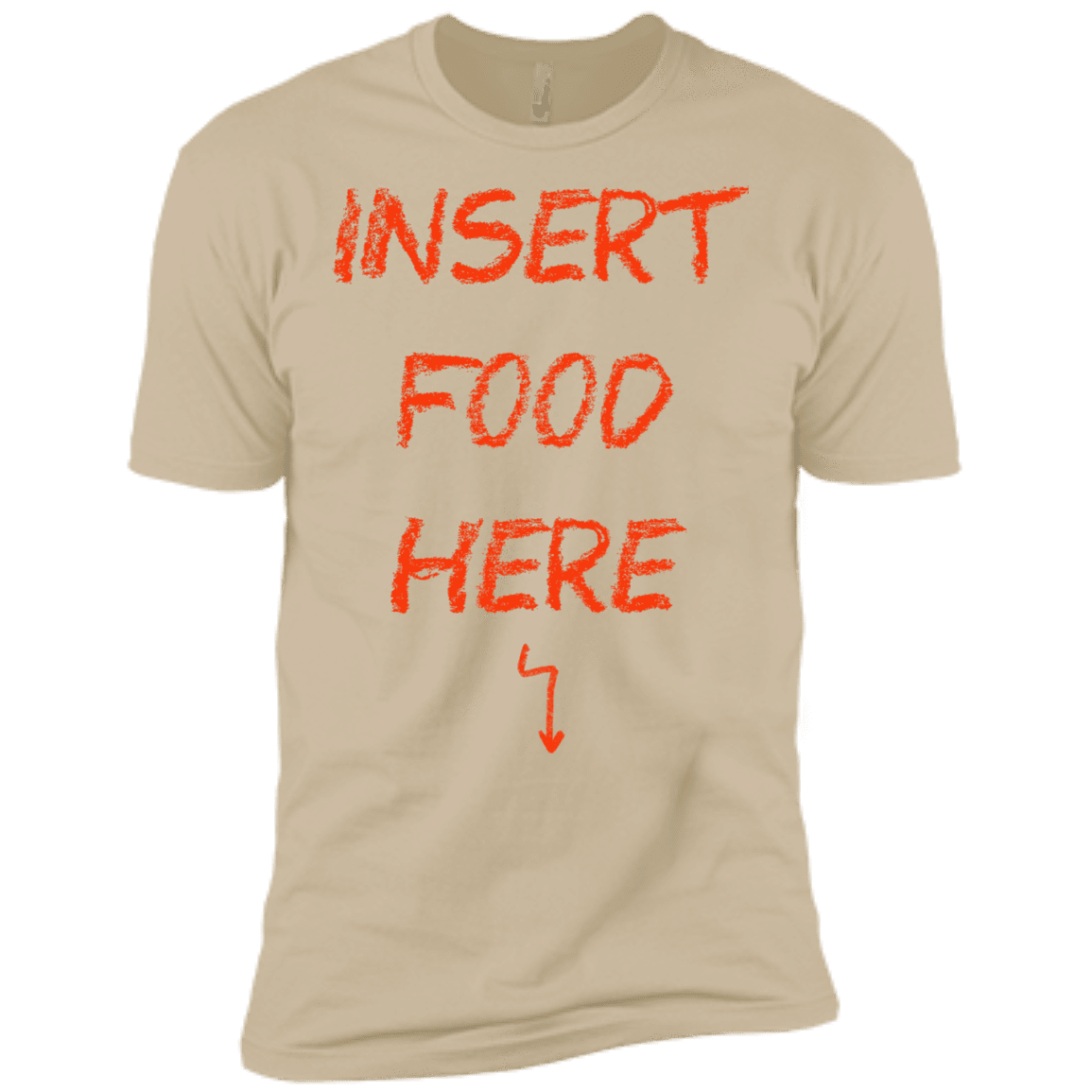 T-Shirts Sand / X-Small Insert Food Men's Premium T-Shirt