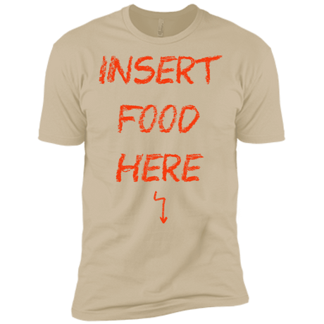 T-Shirts Sand / X-Small Insert Food Men's Premium T-Shirt
