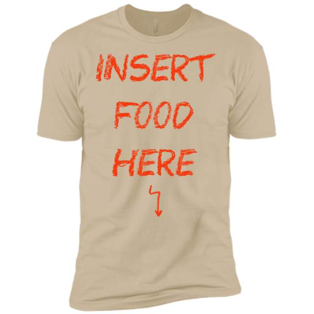 T-Shirts Sand / X-Small Insert Food Men's Premium T-Shirt