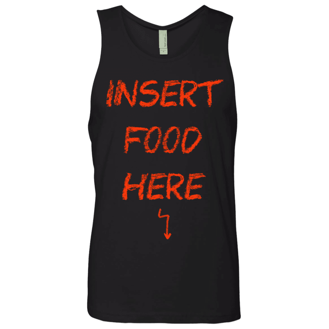 T-Shirts Black / S Insert Food Men's Premium Tank Top