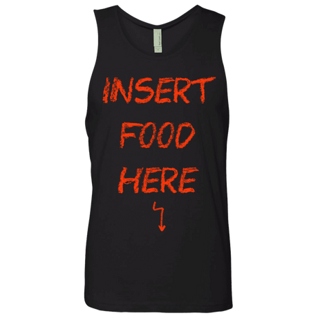 T-Shirts Black / S Insert Food Men's Premium Tank Top