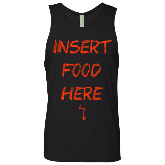 T-Shirts Black / S Insert Food Men's Premium Tank Top