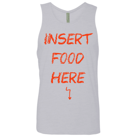 T-Shirts Heather Grey / S Insert Food Men's Premium Tank Top