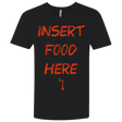 T-Shirts Black / X-Small Insert Food Men's Premium V-Neck