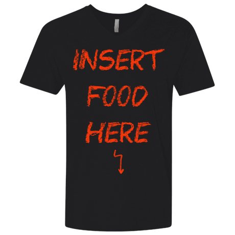 T-Shirts Black / X-Small Insert Food Men's Premium V-Neck