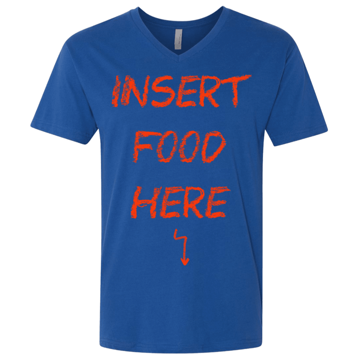T-Shirts Royal / X-Small Insert Food Men's Premium V-Neck