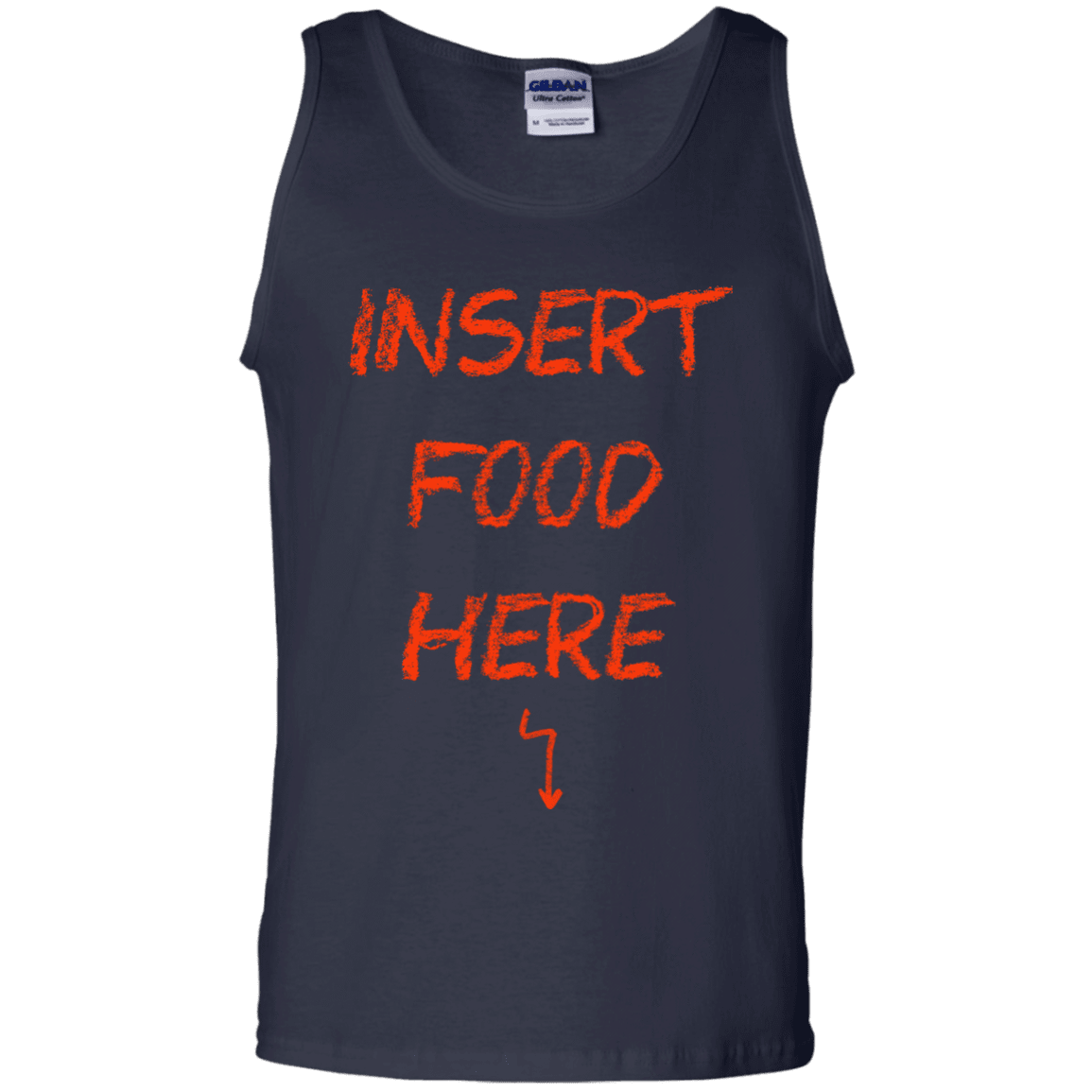 T-Shirts Navy / S Insert Food Men's Tank Top