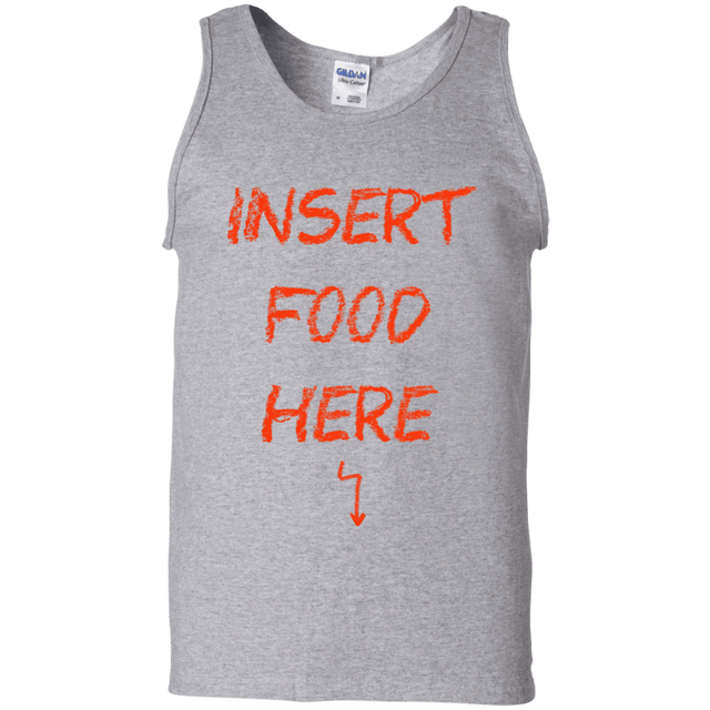 T-Shirts Sport Grey / S Insert Food Men's Tank Top