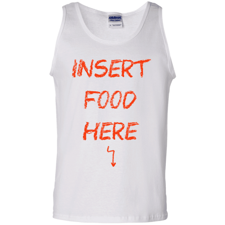 T-Shirts White / S Insert Food Men's Tank Top