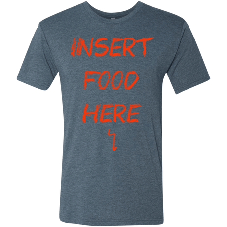 T-Shirts Indigo / S Insert Food Men's Triblend T-Shirt