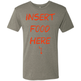 T-Shirts Venetian Grey / S Insert Food Men's Triblend T-Shirt