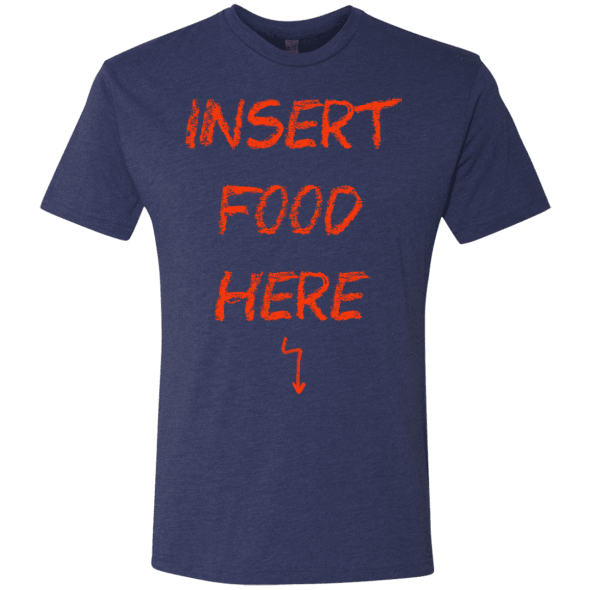 T-Shirts Vintage Navy / S Insert Food Men's Triblend T-Shirt