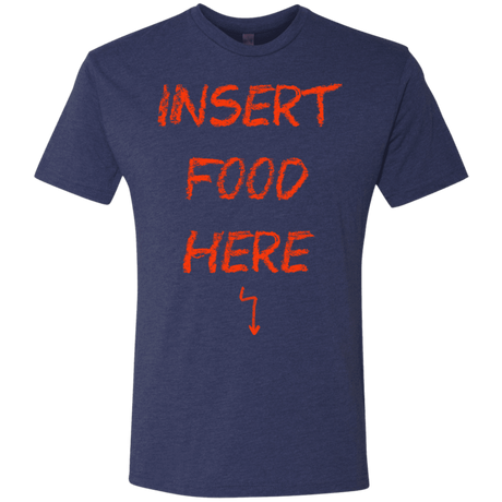 T-Shirts Vintage Navy / S Insert Food Men's Triblend T-Shirt