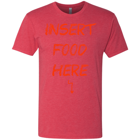 T-Shirts Vintage Red / S Insert Food Men's Triblend T-Shirt
