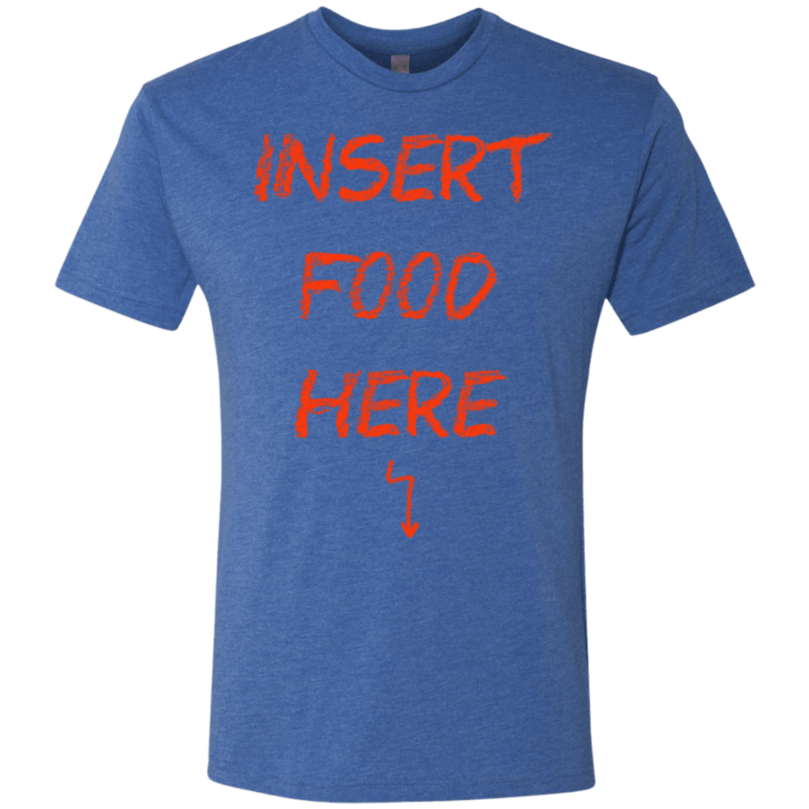 T-Shirts Vintage Royal / S Insert Food Men's Triblend T-Shirt