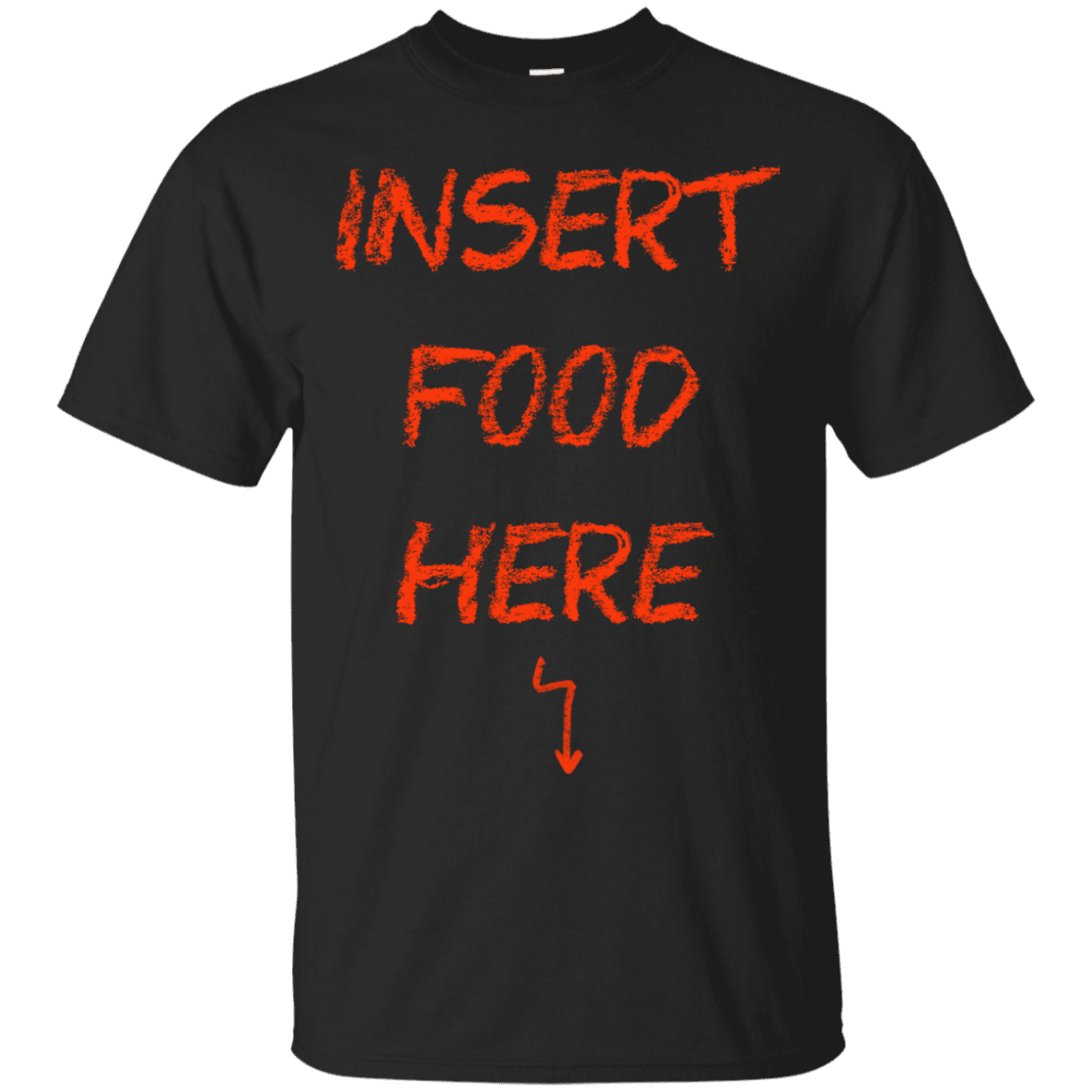 T-Shirts Black / S Insert Food T-Shirt