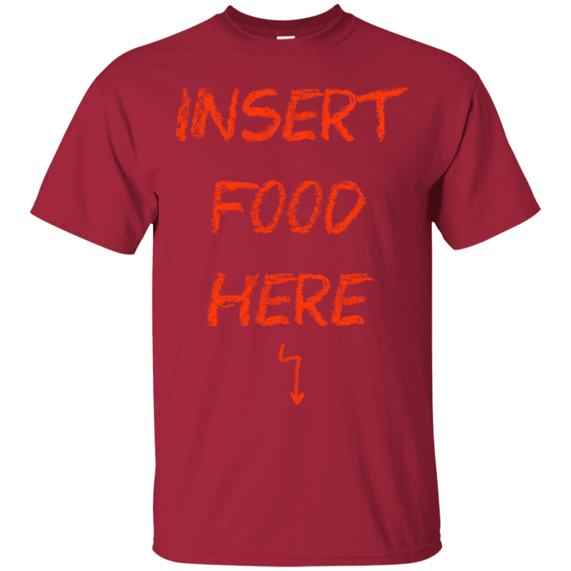 T-Shirts Cardinal / S Insert Food T-Shirt
