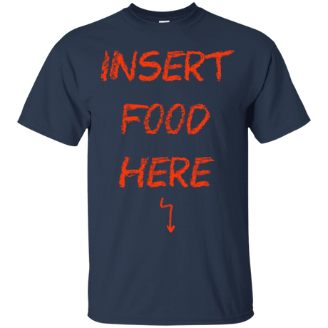 T-Shirts Navy / S Insert Food T-Shirt