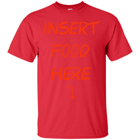 T-Shirts Red / S Insert Food T-Shirt
