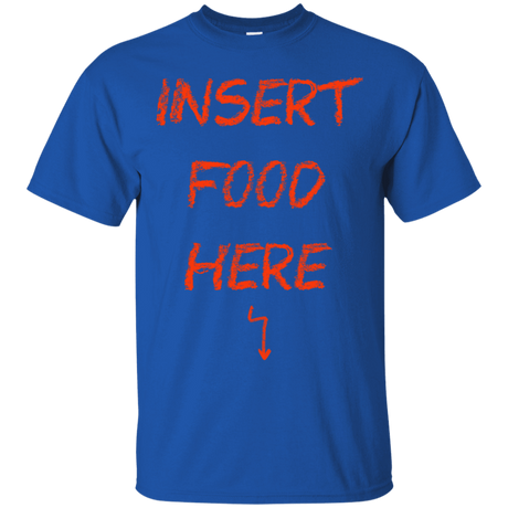 T-Shirts Royal / S Insert Food T-Shirt