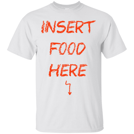 T-Shirts White / S Insert Food T-Shirt