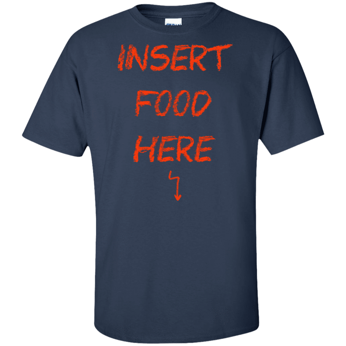 T-Shirts Navy / XLT Insert Food Tall T-Shirt