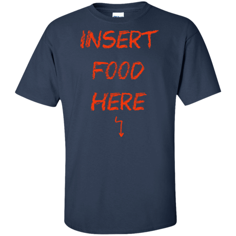 T-Shirts Navy / XLT Insert Food Tall T-Shirt