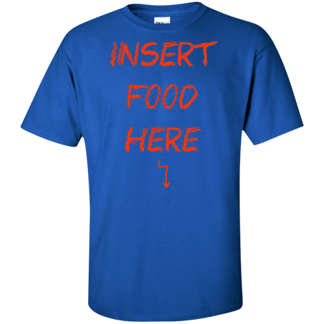T-Shirts Royal / XLT Insert Food Tall T-Shirt