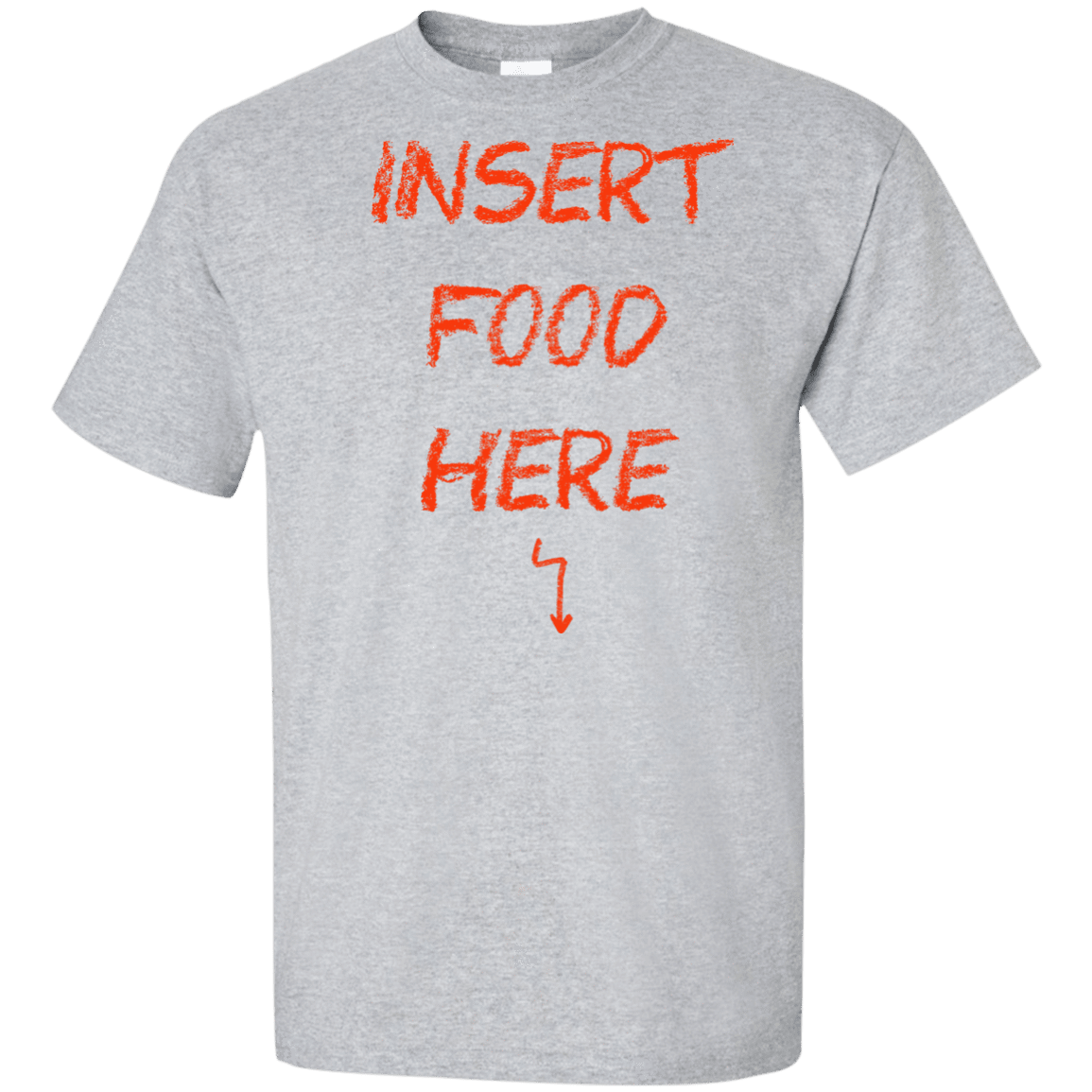 T-Shirts Sport Grey / XLT Insert Food Tall T-Shirt