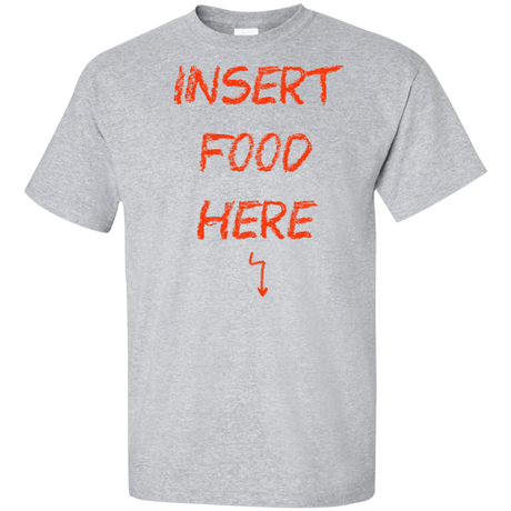 T-Shirts Sport Grey / XLT Insert Food Tall T-Shirt