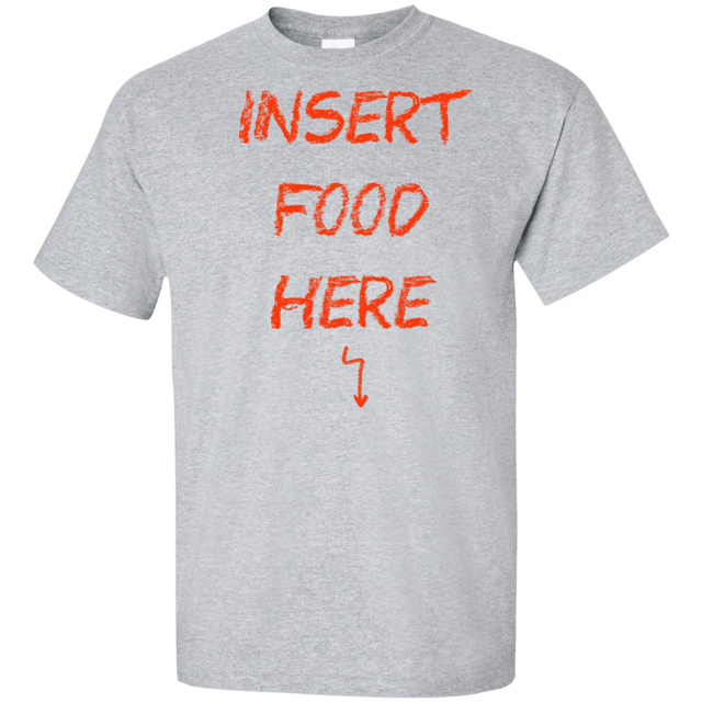 T-Shirts Sport Grey / XLT Insert Food Tall T-Shirt
