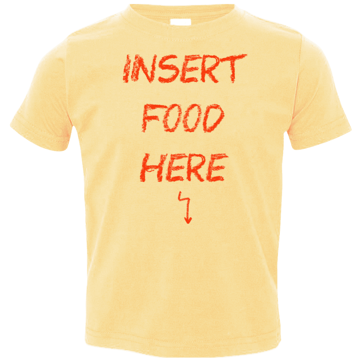 T-Shirts Butter / 2T Insert Food Toddler Premium T-Shirt