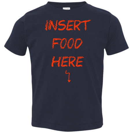 T-Shirts Navy / 2T Insert Food Toddler Premium T-Shirt