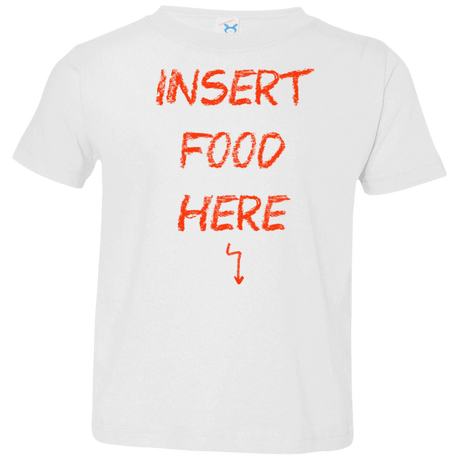 T-Shirts White / 2T Insert Food Toddler Premium T-Shirt