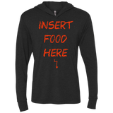 T-Shirts Vintage Black / X-Small Insert Food Triblend Long Sleeve Hoodie Tee