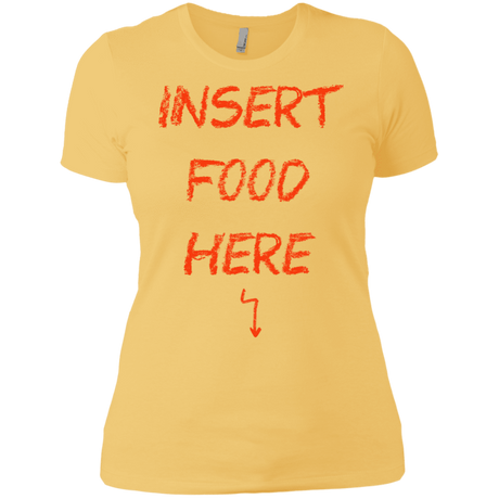 T-Shirts Banana Cream/ / X-Small Insert Food Women's Premium T-Shirt