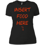 T-Shirts Black / X-Small Insert Food Women's Premium T-Shirt