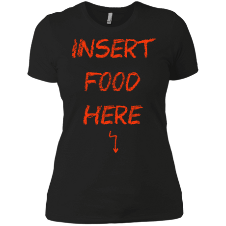 T-Shirts Black / X-Small Insert Food Women's Premium T-Shirt