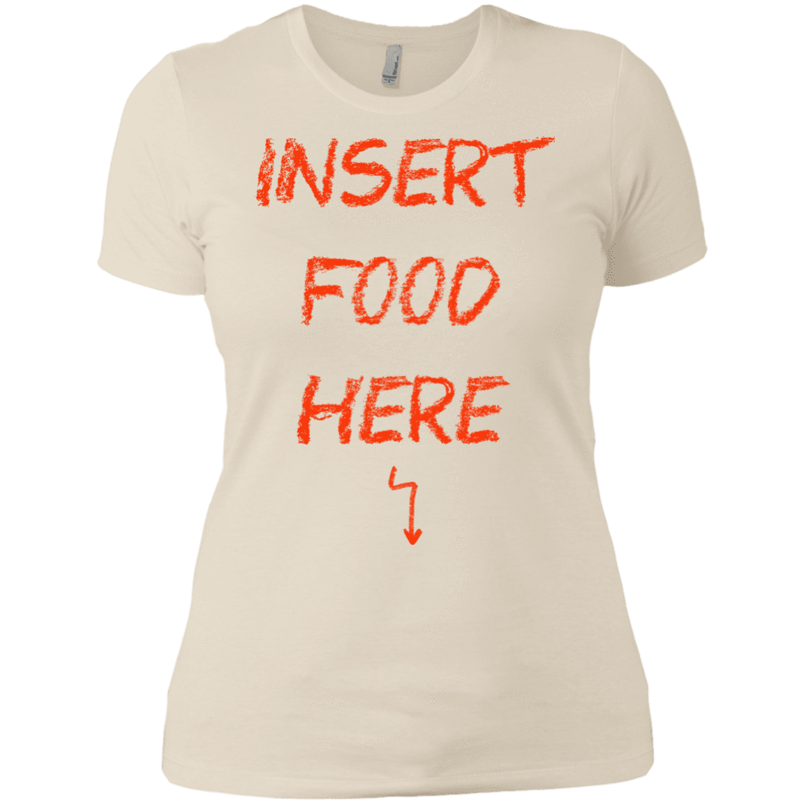 T-Shirts Ivory/ / X-Small Insert Food Women's Premium T-Shirt
