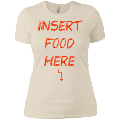 T-Shirts Ivory/ / X-Small Insert Food Women's Premium T-Shirt
