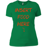 T-Shirts Kelly Green / X-Small Insert Food Women's Premium T-Shirt