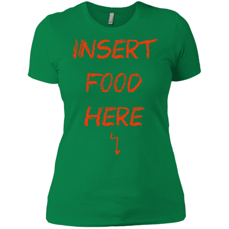 T-Shirts Kelly Green / X-Small Insert Food Women's Premium T-Shirt
