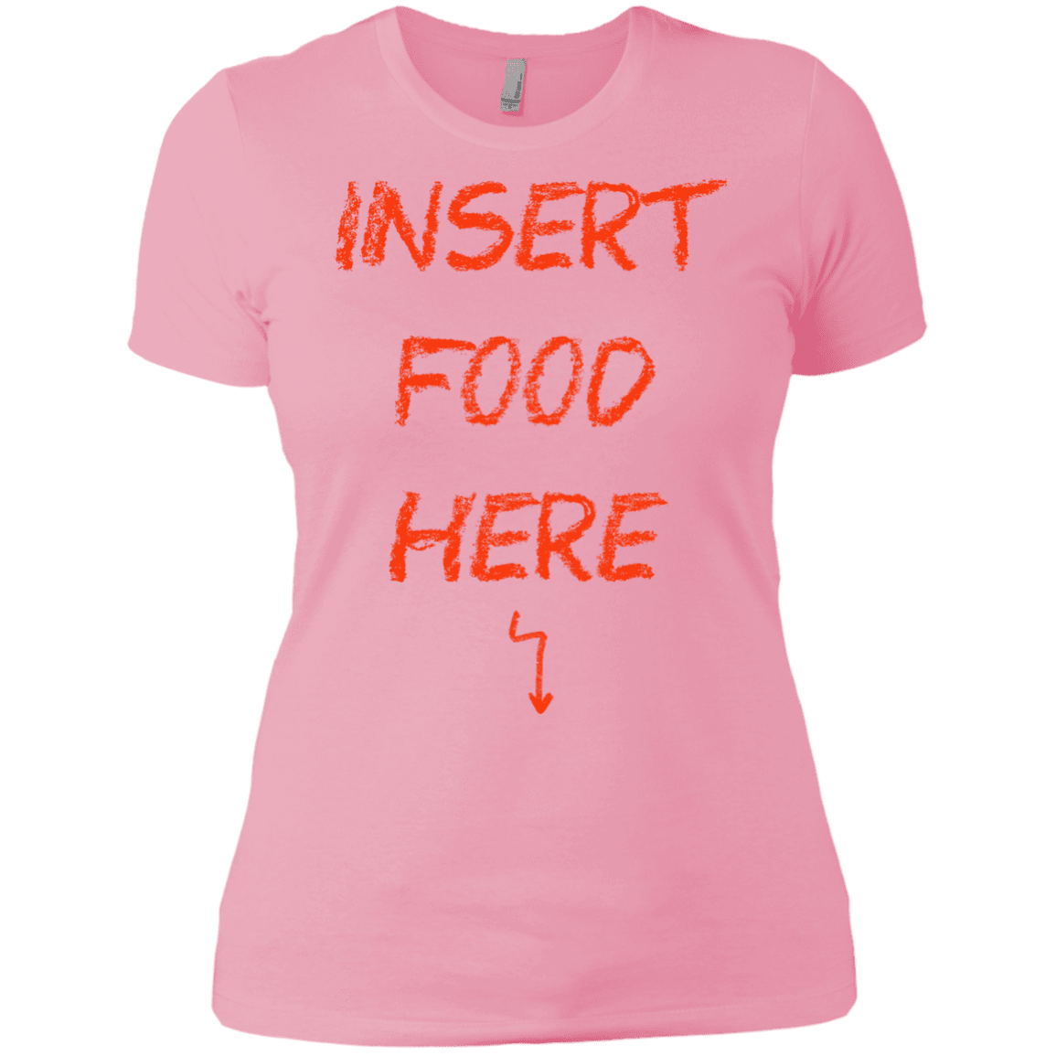 T-Shirts Light Pink / X-Small Insert Food Women's Premium T-Shirt