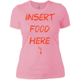 T-Shirts Light Pink / X-Small Insert Food Women's Premium T-Shirt