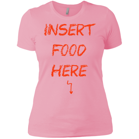 T-Shirts Light Pink / X-Small Insert Food Women's Premium T-Shirt