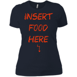 T-Shirts Midnight Navy / X-Small Insert Food Women's Premium T-Shirt
